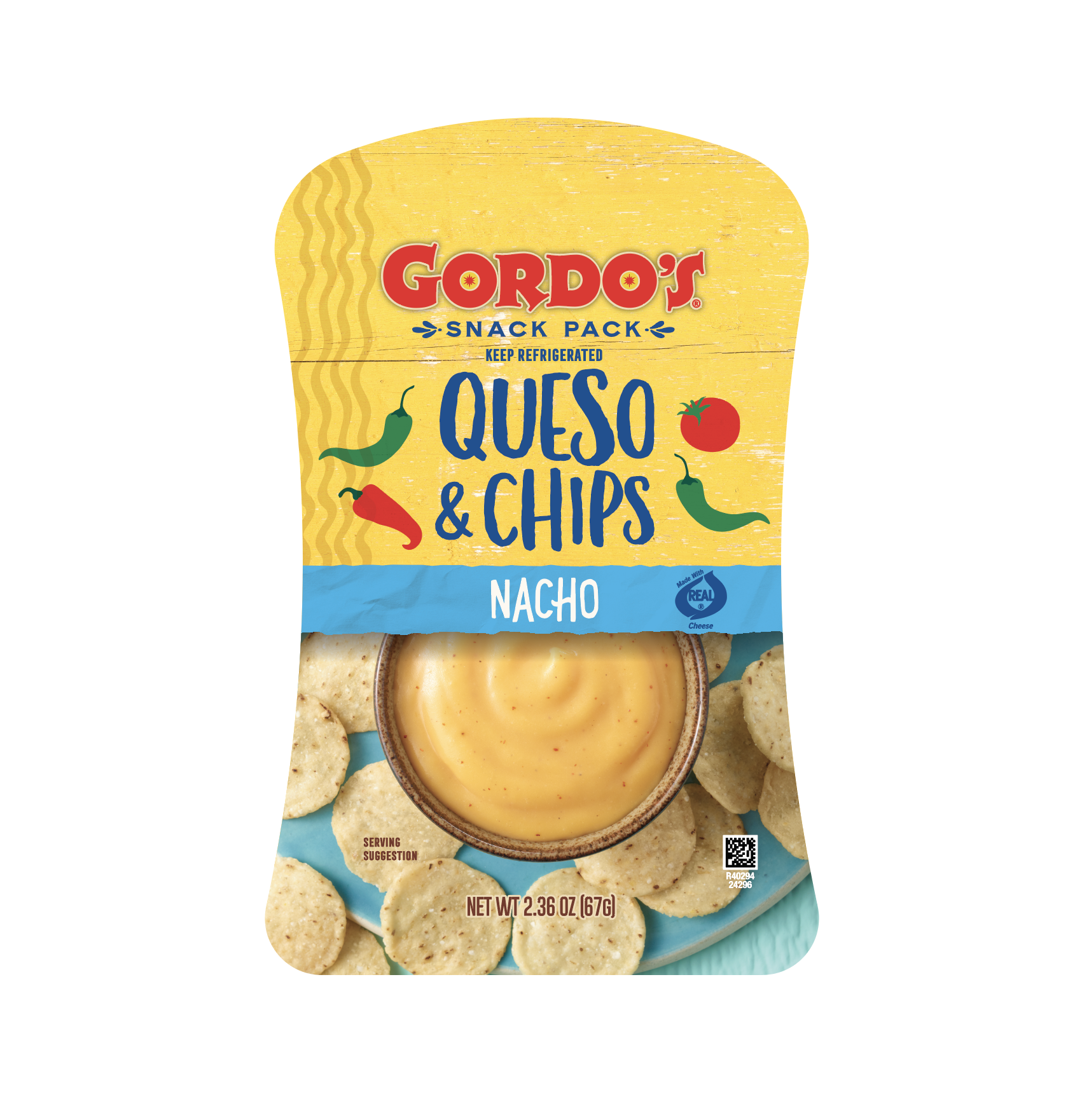Gordo’s Snack Pack -Queso & Chips (Nacho)